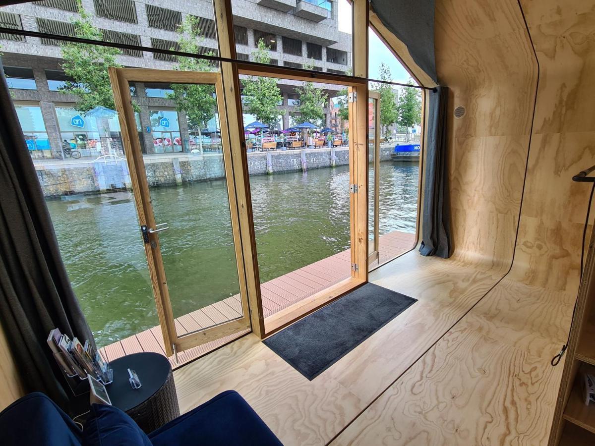 Wikkelboats At Floating Rotterdam Rijnhaven Villa Exterior foto