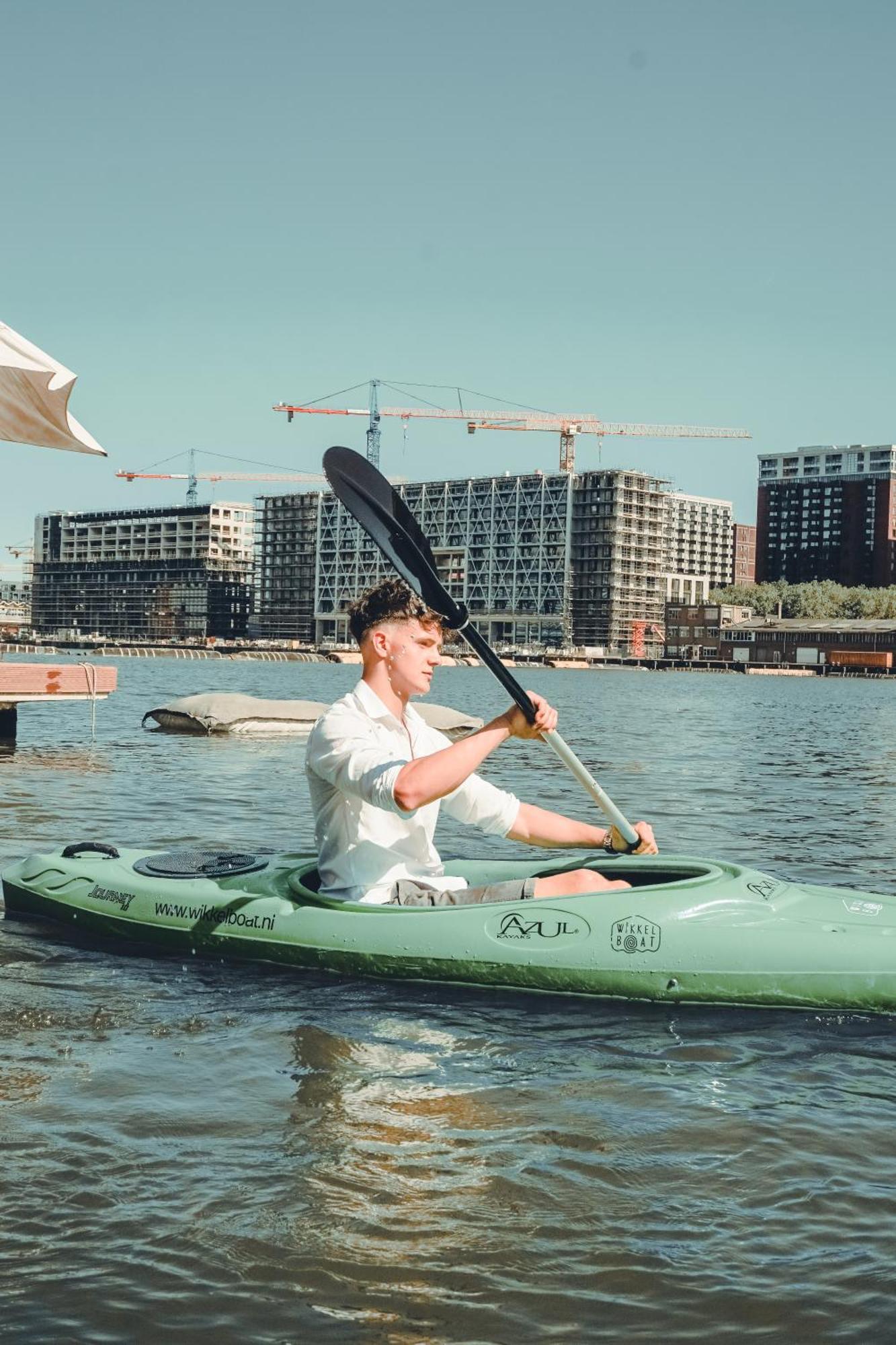 Wikkelboats At Floating Rotterdam Rijnhaven Villa Exterior foto