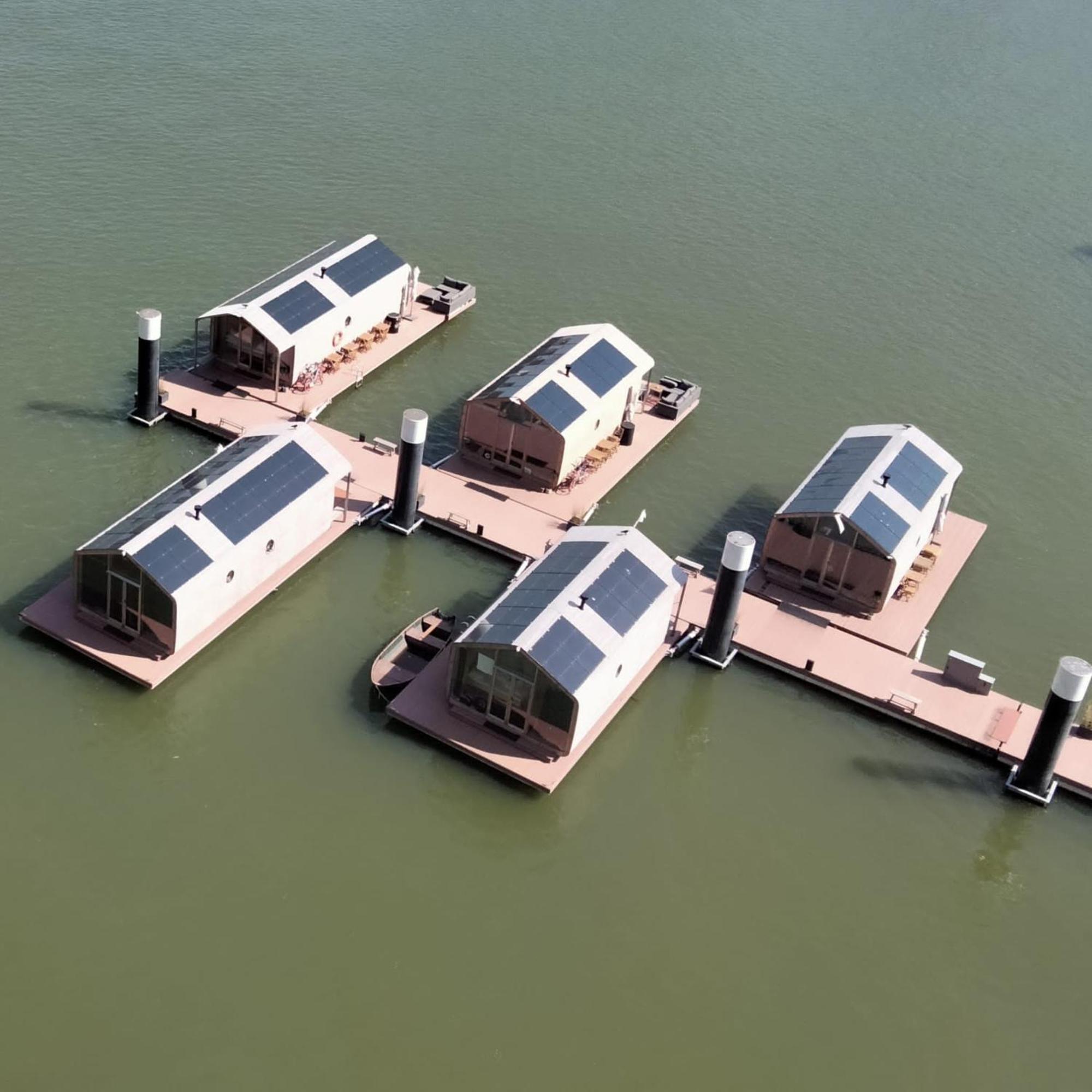 Wikkelboats At Floating Rotterdam Rijnhaven Villa Exterior foto