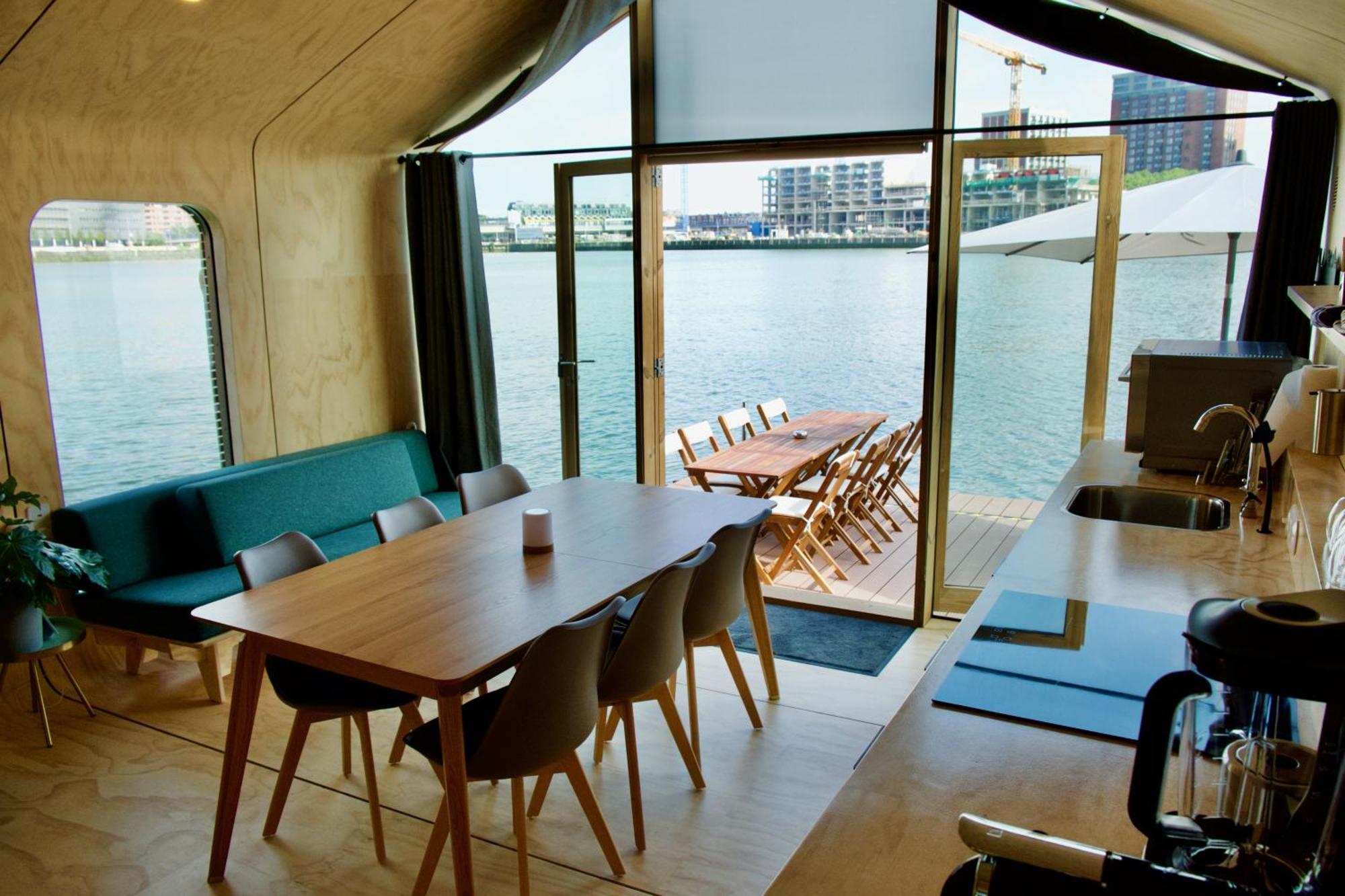 Wikkelboats At Floating Rotterdam Rijnhaven Villa Exterior foto
